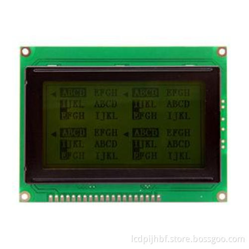 Monochrome LCD Module , Flat Panel Monitor 128 * 64A For Cu